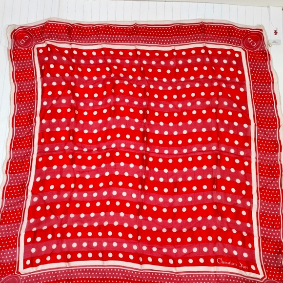 Christian Dior Vintage sheer 100% silk - Picture 3 of 8